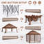 Pavillon de jardin en acier-54380184-125996674