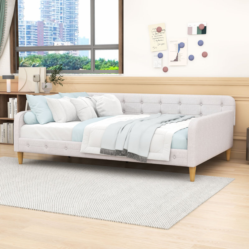 Tissu d'ameublement Kimery, Double, Beige