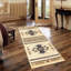 Tapis tribal crème 7 pi 10 po x 10 pi 3 po Tribes