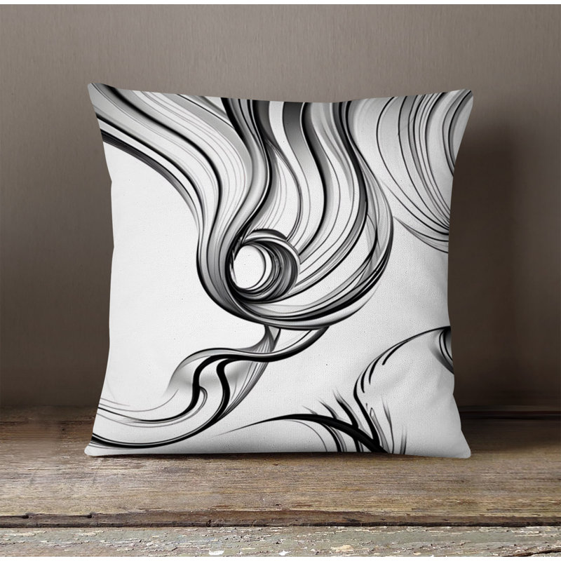Throw Pillow, 16"H x 16"W, Pillow Cover Only - No Insert