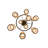 9 - Light Dimmable Tiered Chandelier