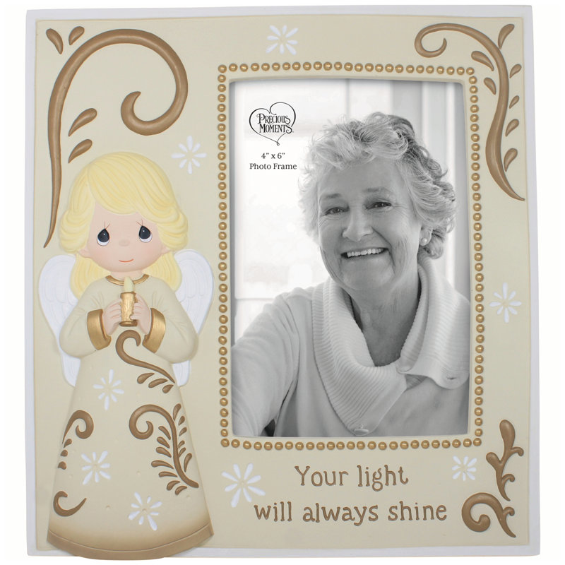 Cadre photo ange avec bougie Precious Moments