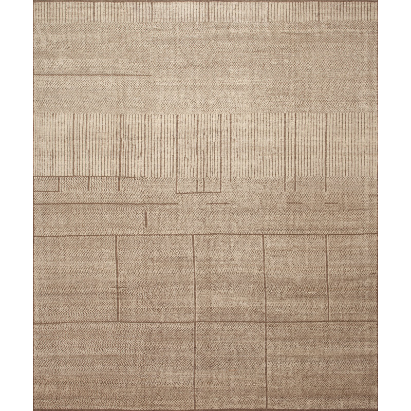Tapis à motif abstrait moderne 9 pi 8 po x 11 pi 6 po Nazmiyal Collection