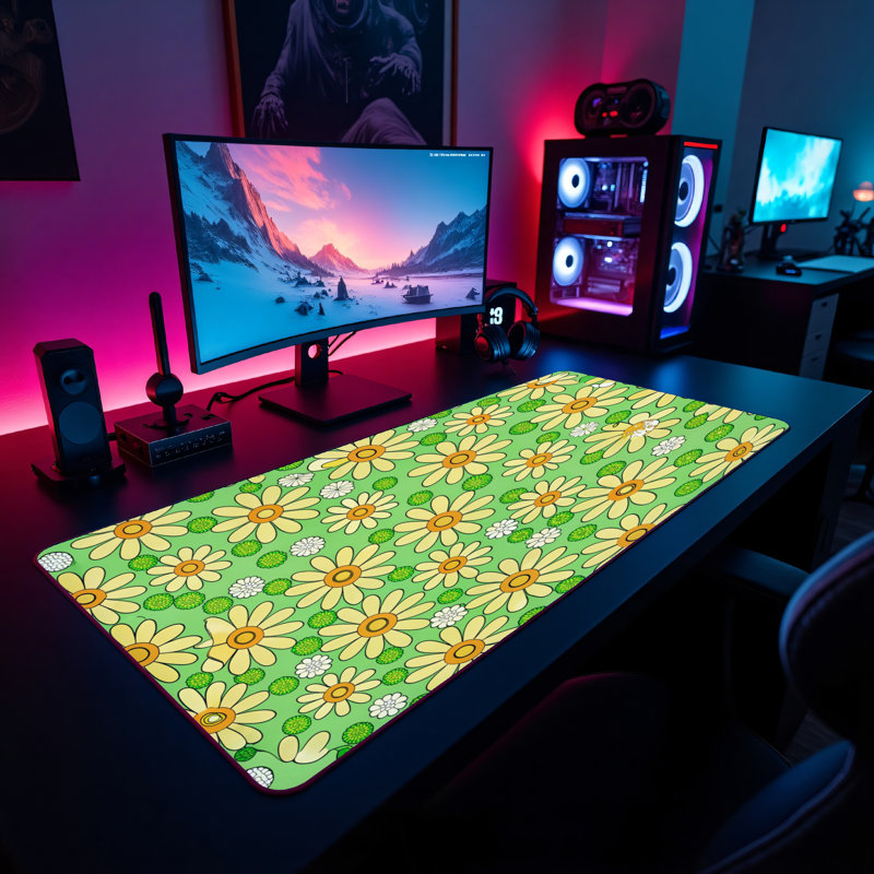 Polyester Desk Pad, 14.4x12.1