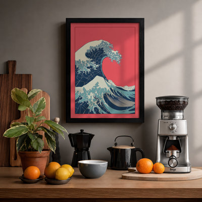 Wave At Sunrise Coastal - Print