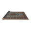 Tapis oriental vert / rouge / gris Lauren-1101231257