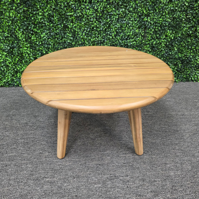 MIMO Solid Wood Outdoor Coffee Table, W60xH33cm