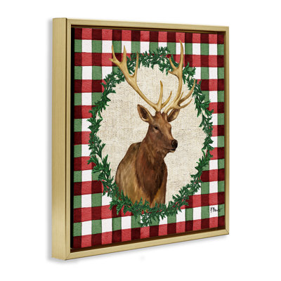  «Plaid Holiday Elk» par Paul Brent