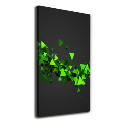 Geometric Wave - Wrapped Canvas Print