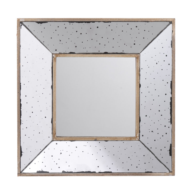 Miroir d'appoint 12 po x 12 po, 12 po x 12 po