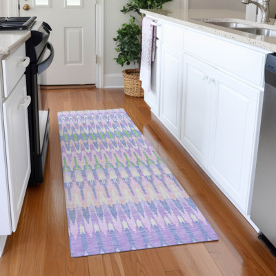 Tapis lavande Prisco lavable à la machine de qualité supérieure