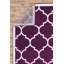 Tapis abstrait mauve tendance-23489124