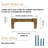 Solid Zinc Alloy Appliance Pull Multipack-113203789-113203788