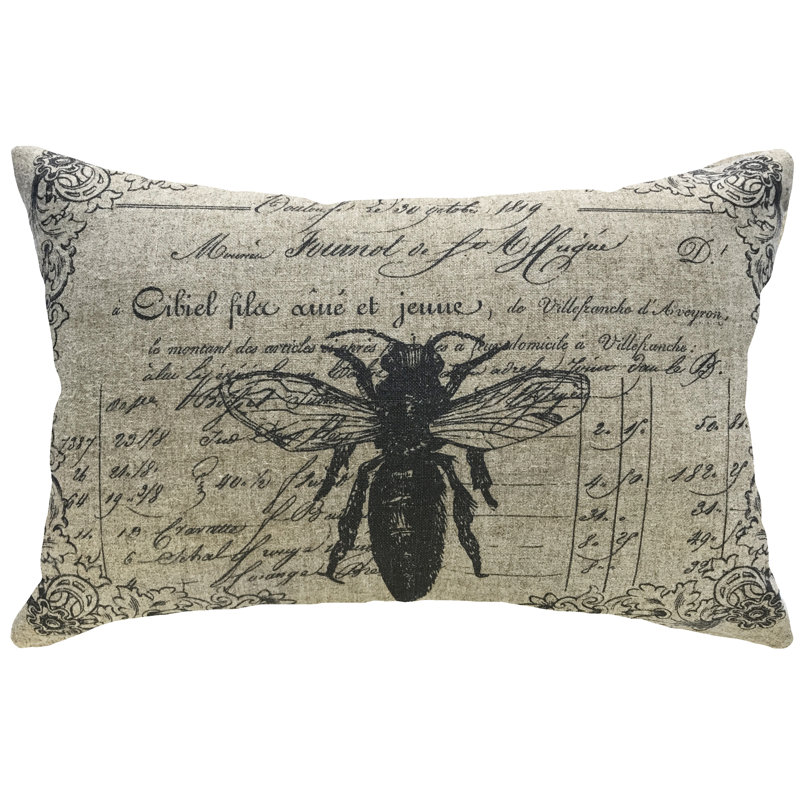 Linen Reversible Throw Pillow