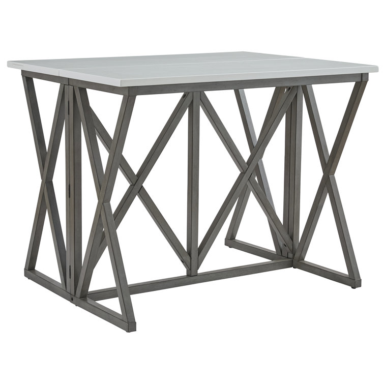 Katy-Leigh Extendable Solid Wood Top Dining Table