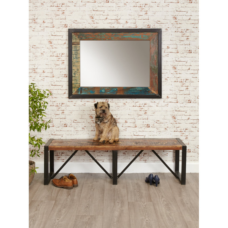 Replogle Flat Wall Mirror, 120 cm H x 90 cm W