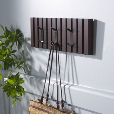 Fotina 3 Hook Wall Mounted Coat Rack