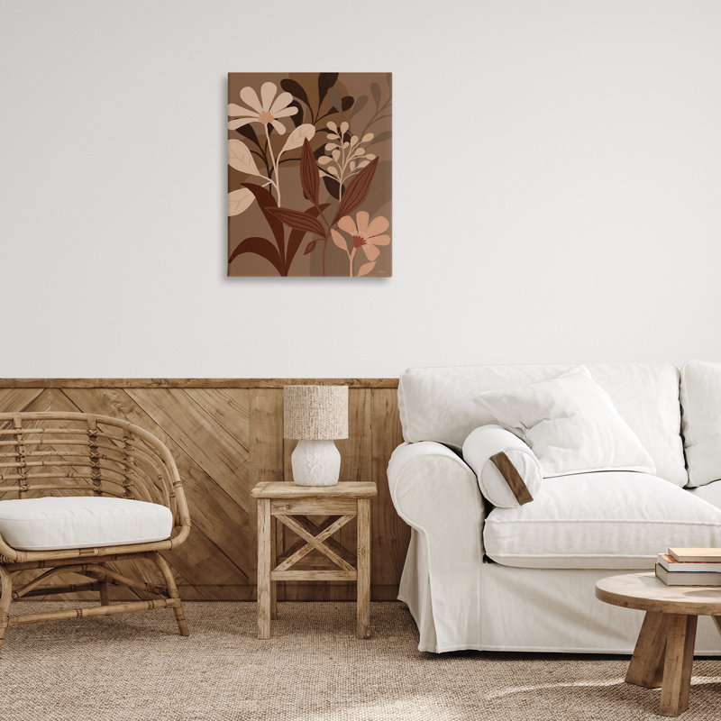 Art mural sur toile Mute Boho Botanicals par Dogwood, H 30 po x l 24 po