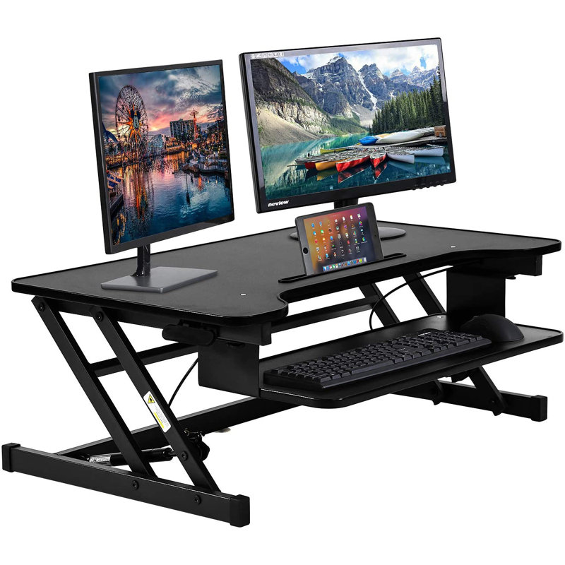 Bureau debout à hauteur ajustable