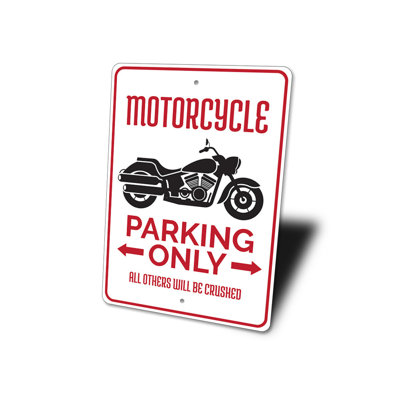 Plaque de motocyclette en aluminium