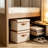 2 Pack Storage Bins With Lids, Collapsible Closet Organizer Container, Fabric Organizer Box With Handles, Decorative Storage Boxes With Lids For Organizing Clothes, Blanket, White, Extra Large-206376702