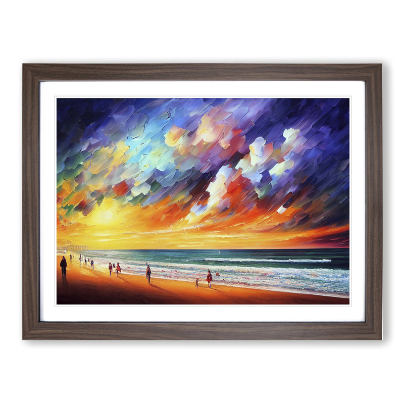 Golden Beach Vol.1 - Framed Print