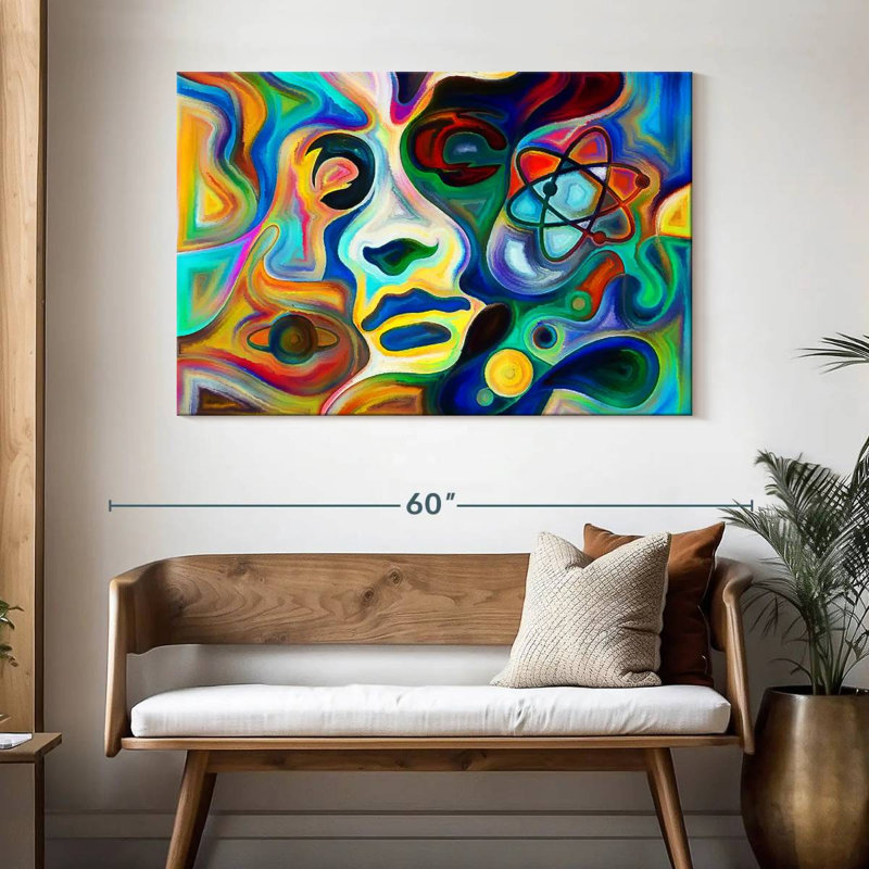 Avery Abstract Galaxy, 32" H x 48" W