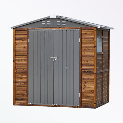 Outdoor Storage Shed with 2 Vents and metal Lockable Door
