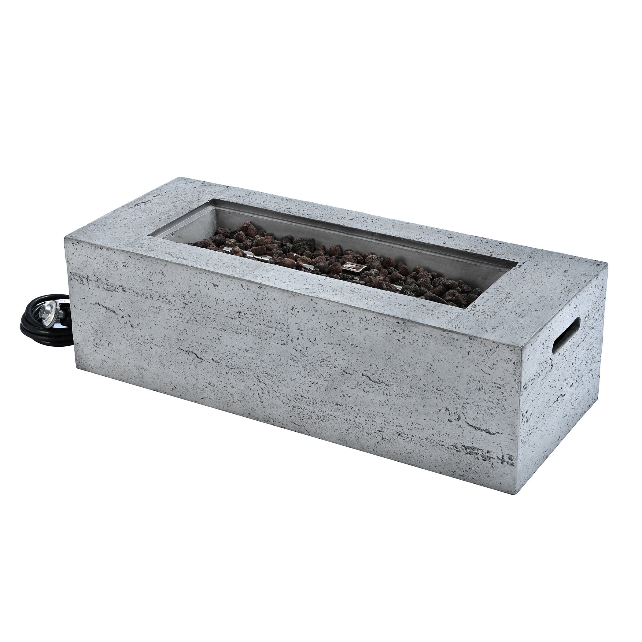 Latitude Run® U_STYLE Outdoor Propane Fire Pit 40000 BTU, 41.9 ...