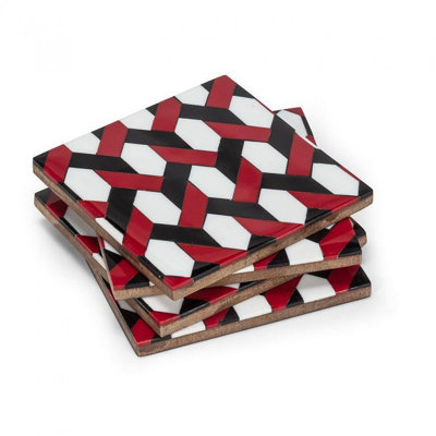 Geometric Pattern Coaster