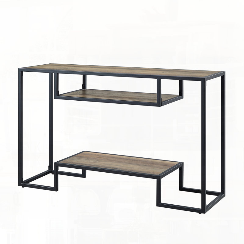 Table de canapé avec deux compartiments de rangement pour des besoins de rangement polyvalents