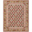 Tapis crème/cramoisi en laine Addie-25438048