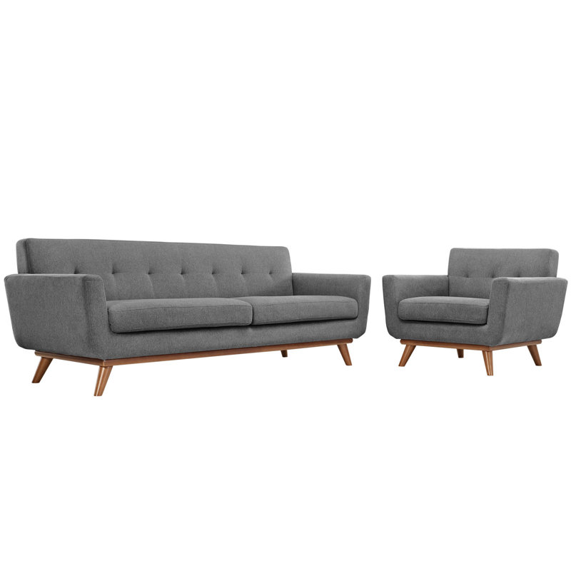 2 - Piece Living Room Set, Gray