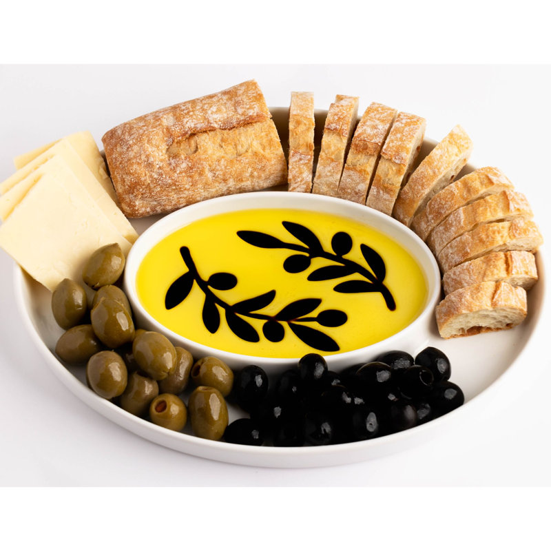 Plateau de trempette à l'huile d'olive et au vinaigre balsamique Winston Porter