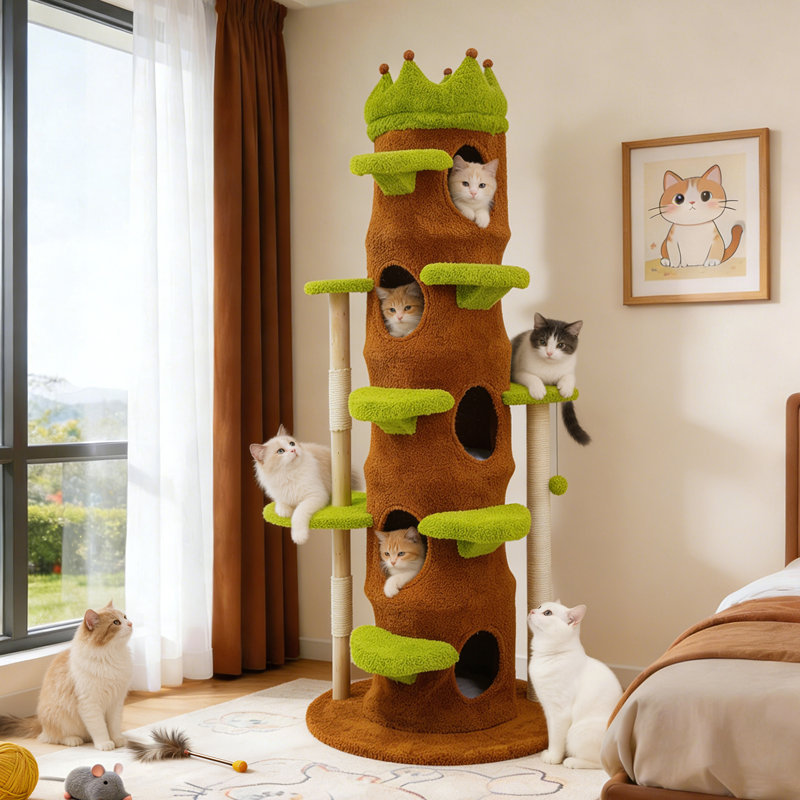 187 cm H Cat Tree / Condo