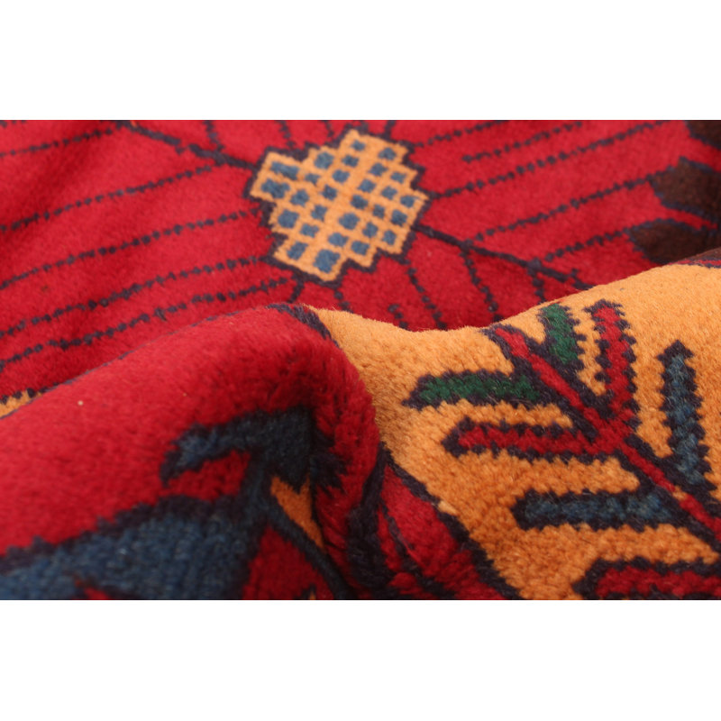 Tapis orange clair Lynnisha 3 pi 5 po x 6 pi 8 po