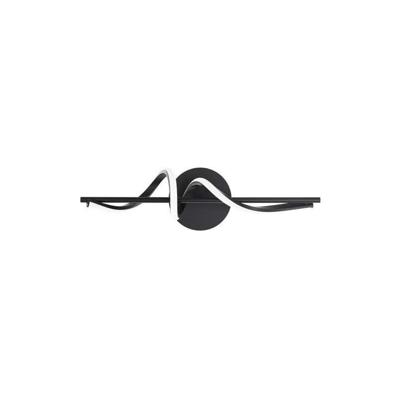Éclairage pour meuble-lavabo et applique murale à intensité variable 22 "avec interrupteur de température de couleur Corkscrew de 2700K / 3000K / 3500K / 4000K