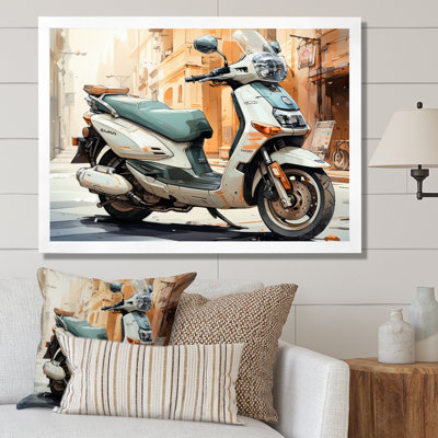" Beige Scooter City Explorer "