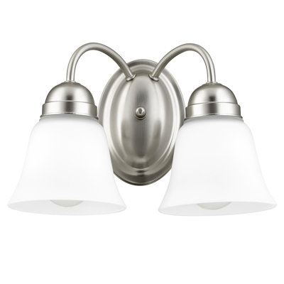 2 - Light Dimmable Bath Sconce