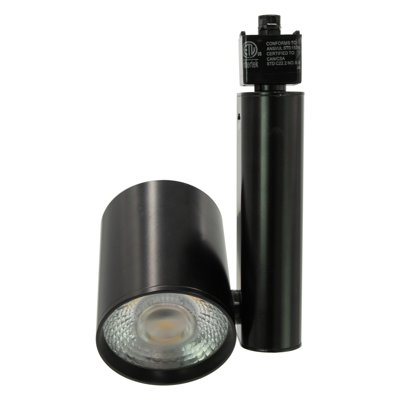 Black LED Adjustable Track Head