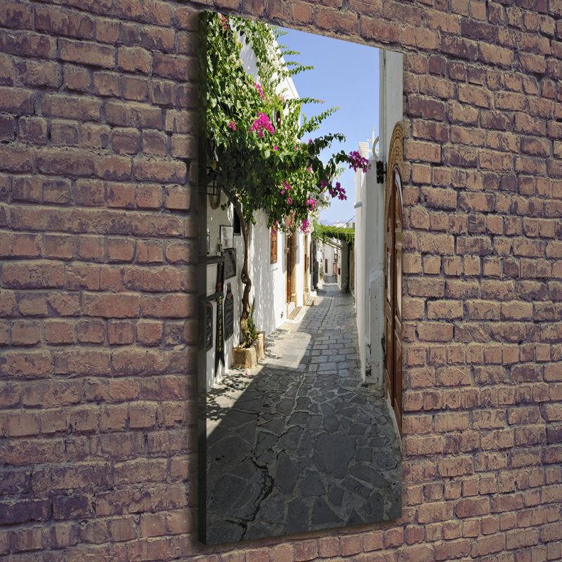 A Charming Path - Wrapped Canvas Print