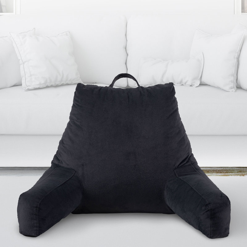  Housse de coussin et insert, H 16 po x l 13 po x P 9 po, Noir