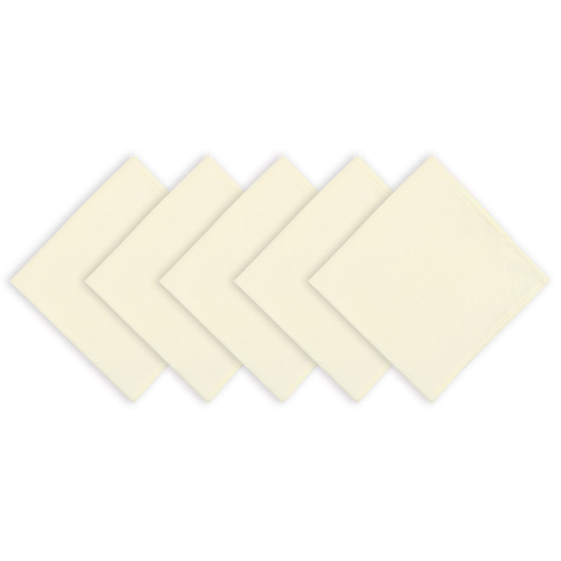 Polyester Square Napkin, Ivory