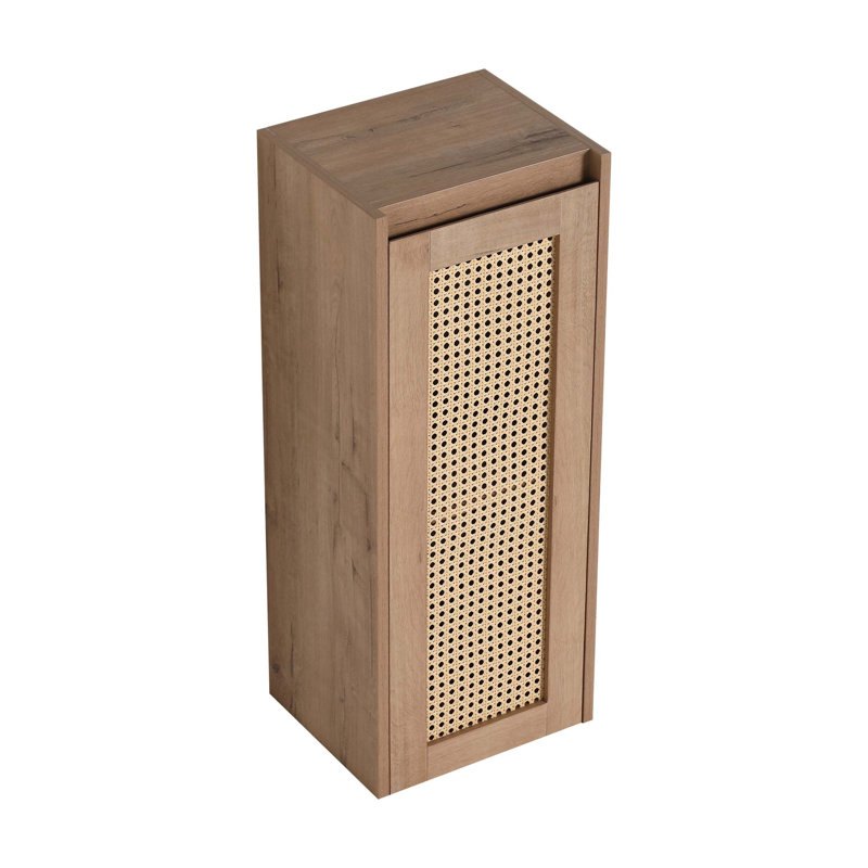 Armoire latérale de salle de bain 12 po, portes à fermeture douce, conception à fixation flottante