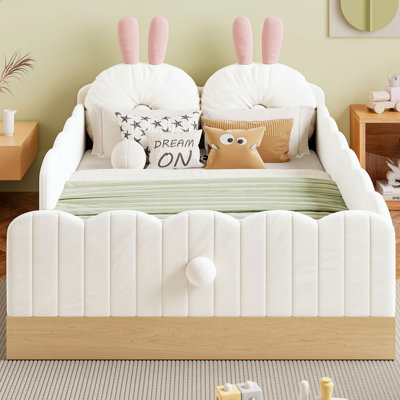 Upholstered Platform Bed with Storage