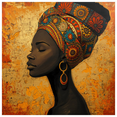Tapis pour salle de bain femme africaine