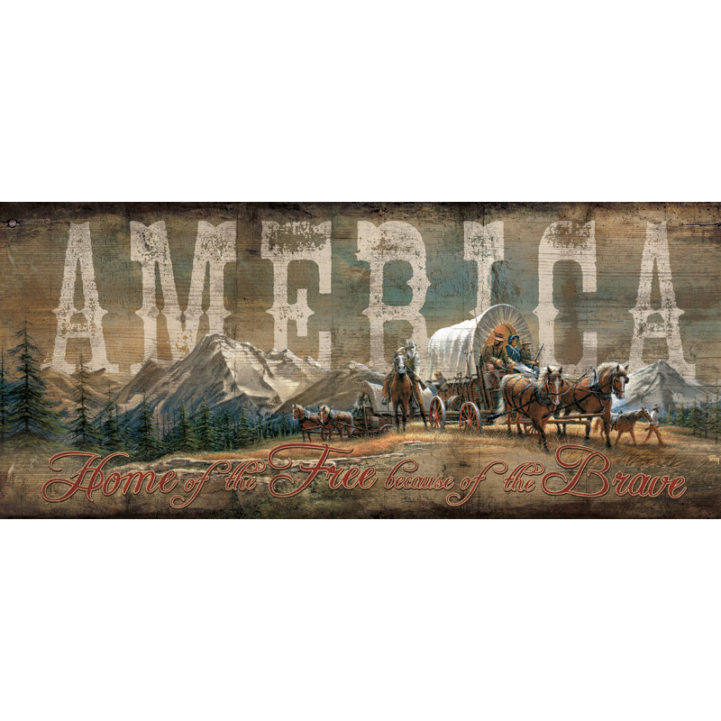 « america » par terry redlin, art textuel