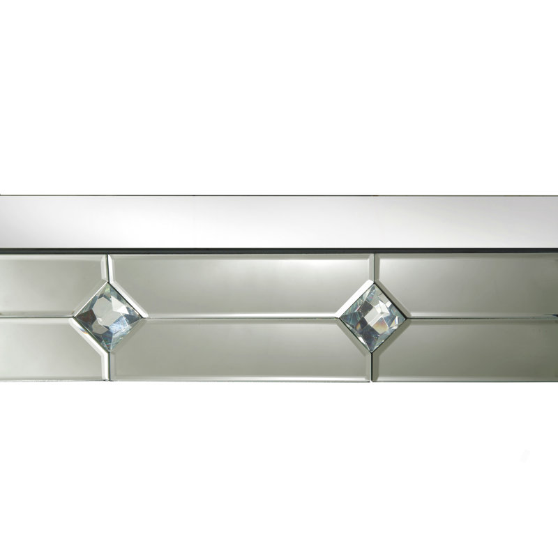 Console à miroir et faux strass Hessa (assemblée)