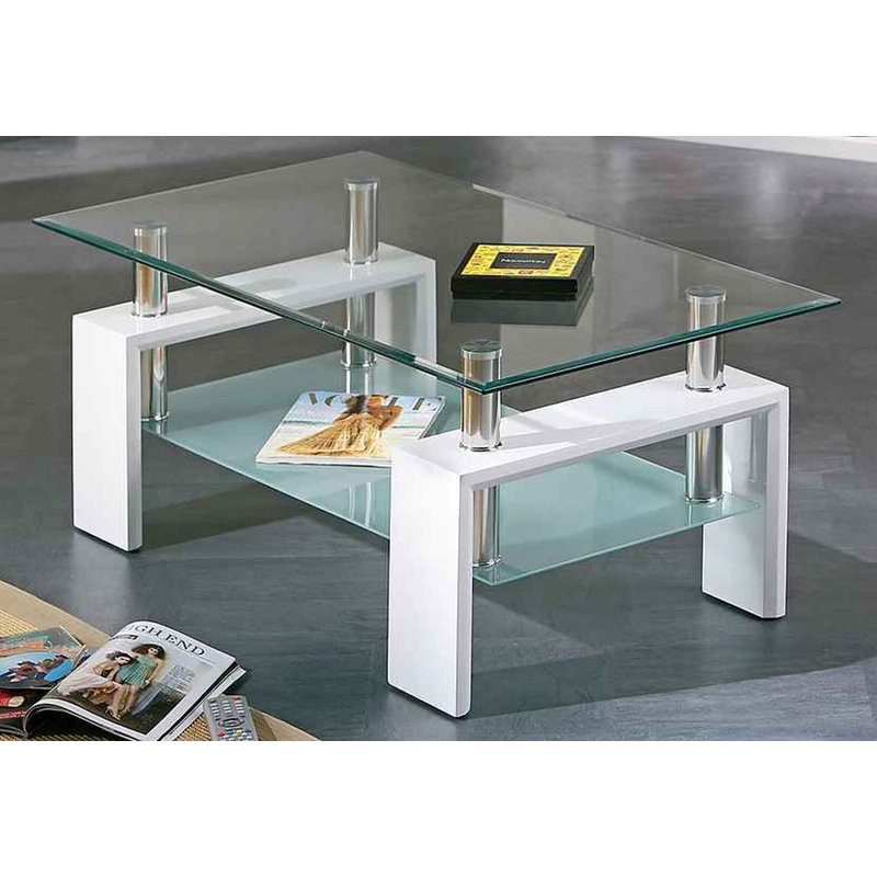 Adarrius Four Leg Coffee Table with Storage