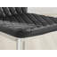 Bernell Modern Chrome Metal & Glass Round Dining Table Set with 4 Quilted Velvet Chairs-88587577-88587581-88587582